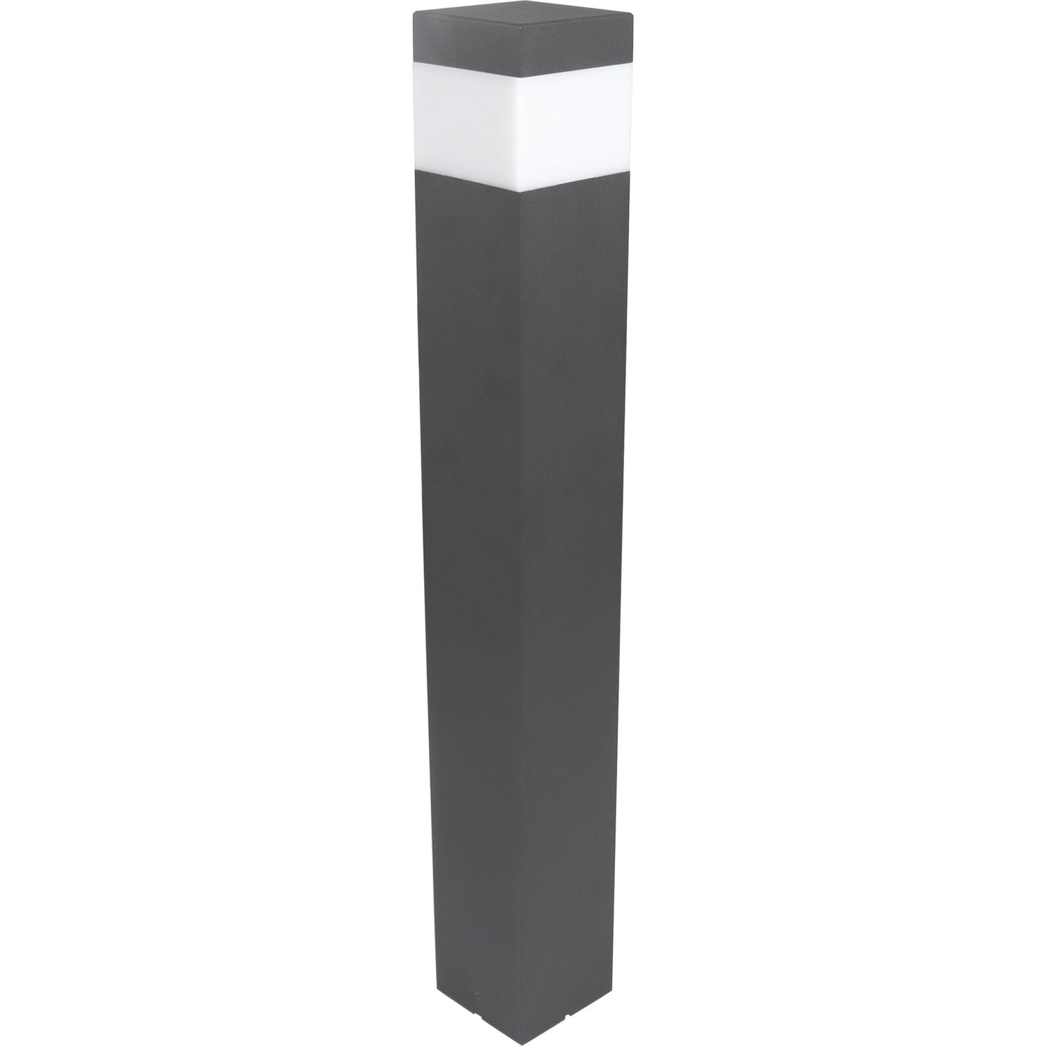 LED Lamppost Matte with E27 fitting - IP44 - Sora - 76 cm - Gray