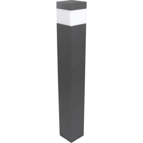 LED Lamppost Matte with E27 fitting - IP44 - Sora - 76 cm - Gray