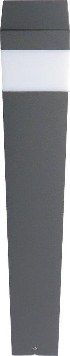 LED Lamppost Matte with E27 fitting - IP44 - Sora - 76 cm - Gray