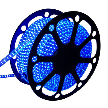 LED lichtslang blauw | 230V AC - 7W - 60 LED's/m | sproeidicht IP65 | 50 meter - LEDPLANET.NL