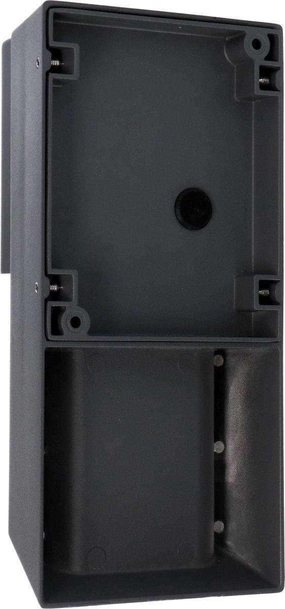 LED outdoor wall lamp with GU10 fitting - Stripes - Rimini - IP44 - Anthracite