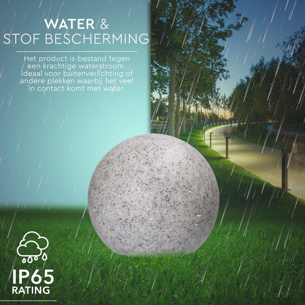 LED Path Lighting Stone 20 cm with sensor - Automatic on and off - IP65 Waterproof