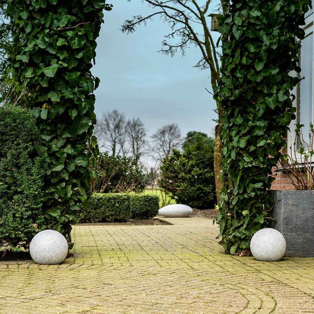 LED Path Lighting Stone 20 cm with sensor - Automatic on and off - IP65 Waterproof