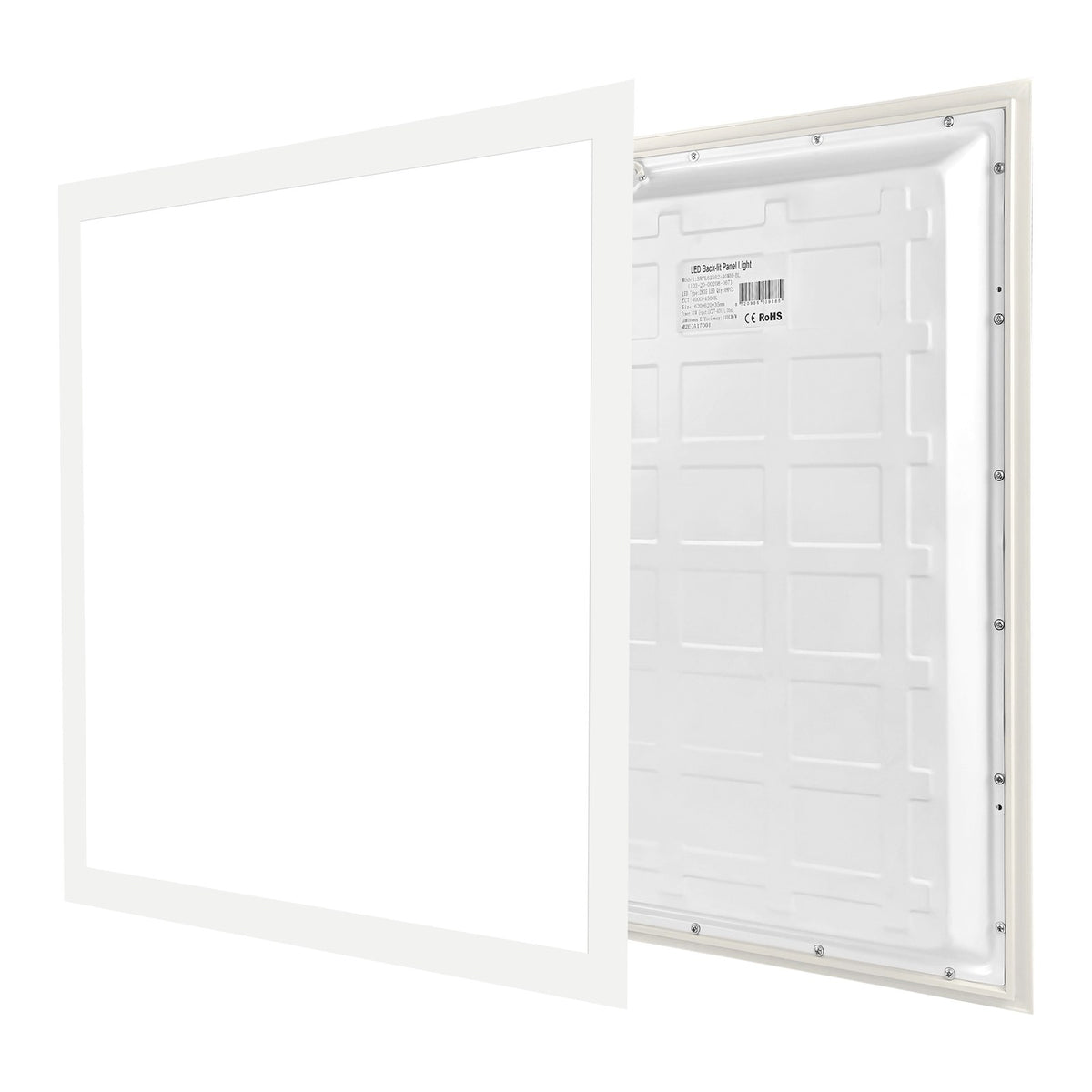 LED Paneel 62x62 backlit - Warmwit 3000K - 4300lm - 40W - UGR<22 - CRI80 - 230V