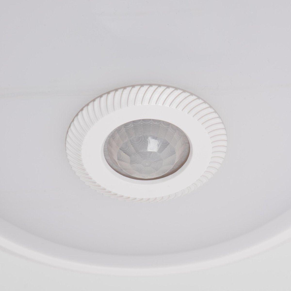 LED Ceiling Lamp 24 cm with Motion Sensor - Splashproof - Warm White