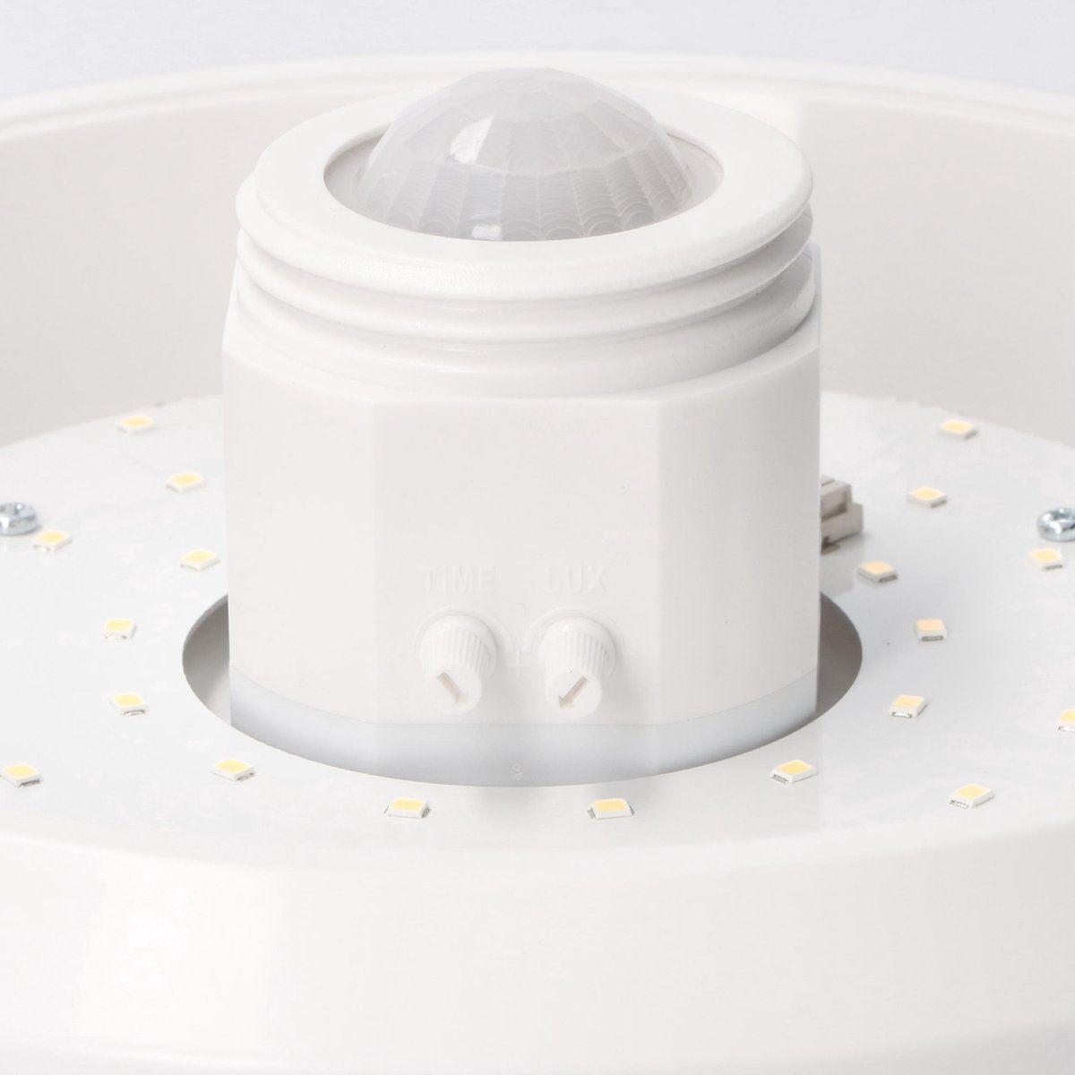 LED Ceiling Lamp 24 cm with Motion Sensor - Splashproof - Warm White