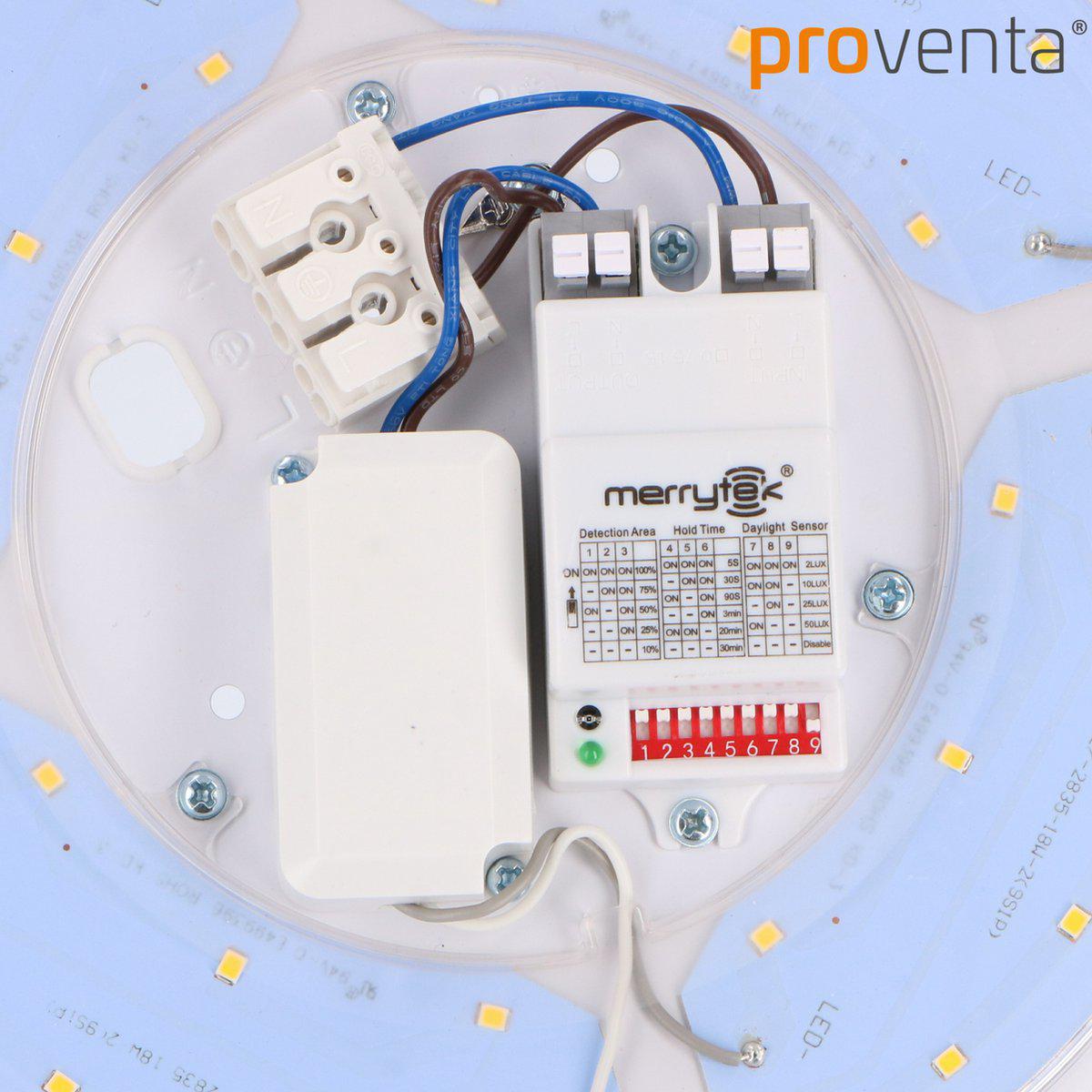 LED Light Ceiling Lamp with Sensor 1100 - Daylight and motion detection - Ø 33 cm
