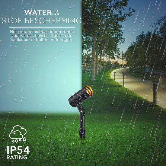 LED-Leuchte Prikspot Gartenbeleuchtung - Neigbar - GU10-Fassung - IP54 wasserdicht - Anthrazit