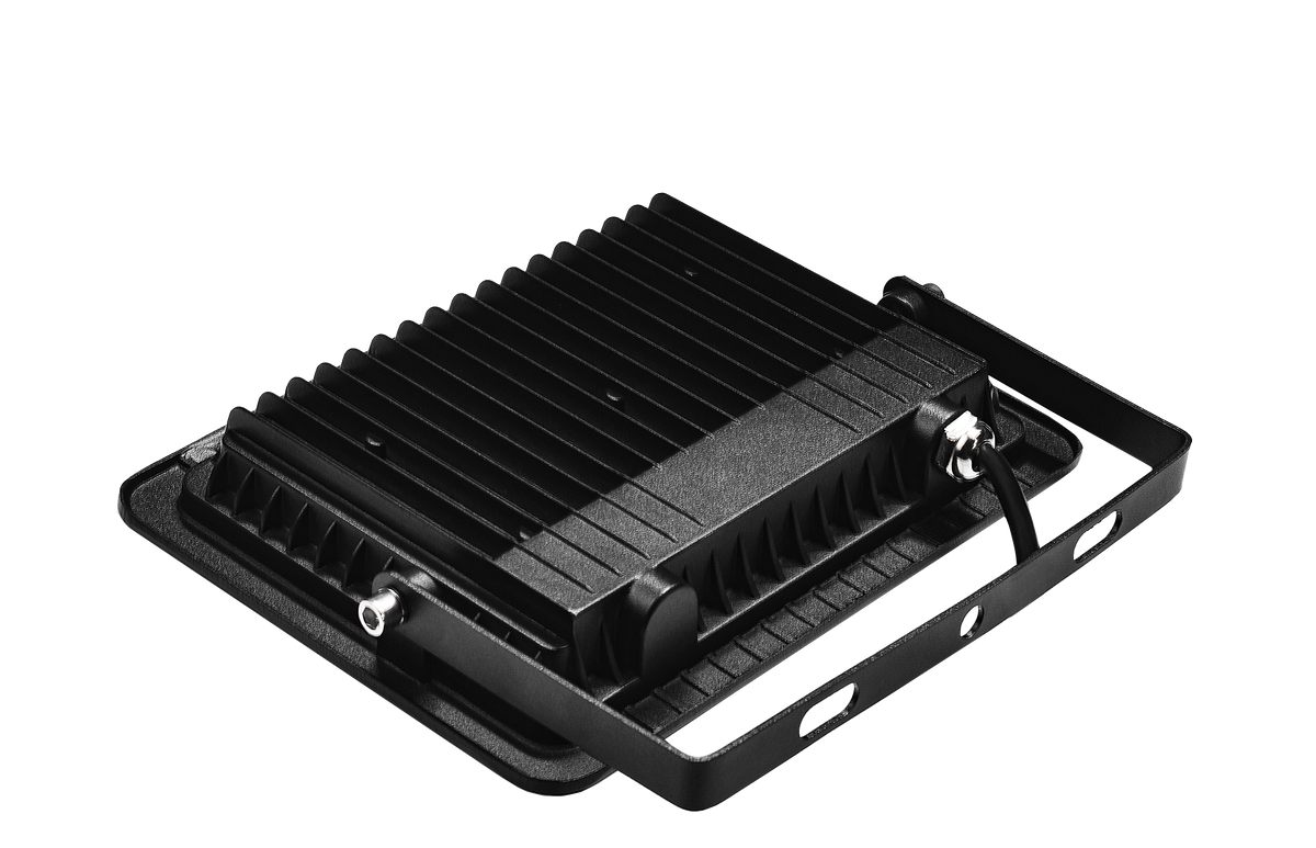 LED schijnwerper 100W 10000lm 6000K IP65 verpakking met montageset