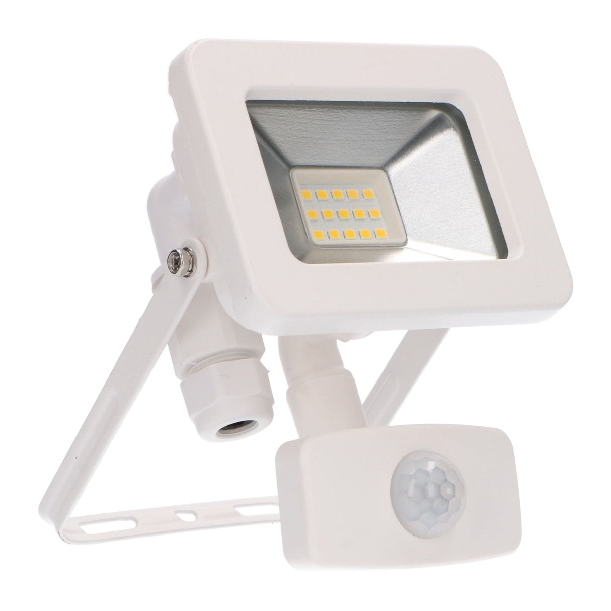 LED-Flutlicht 1100 - Mit Licht- und Bewegungssensor - Innen & Außen - 10W - Weiß