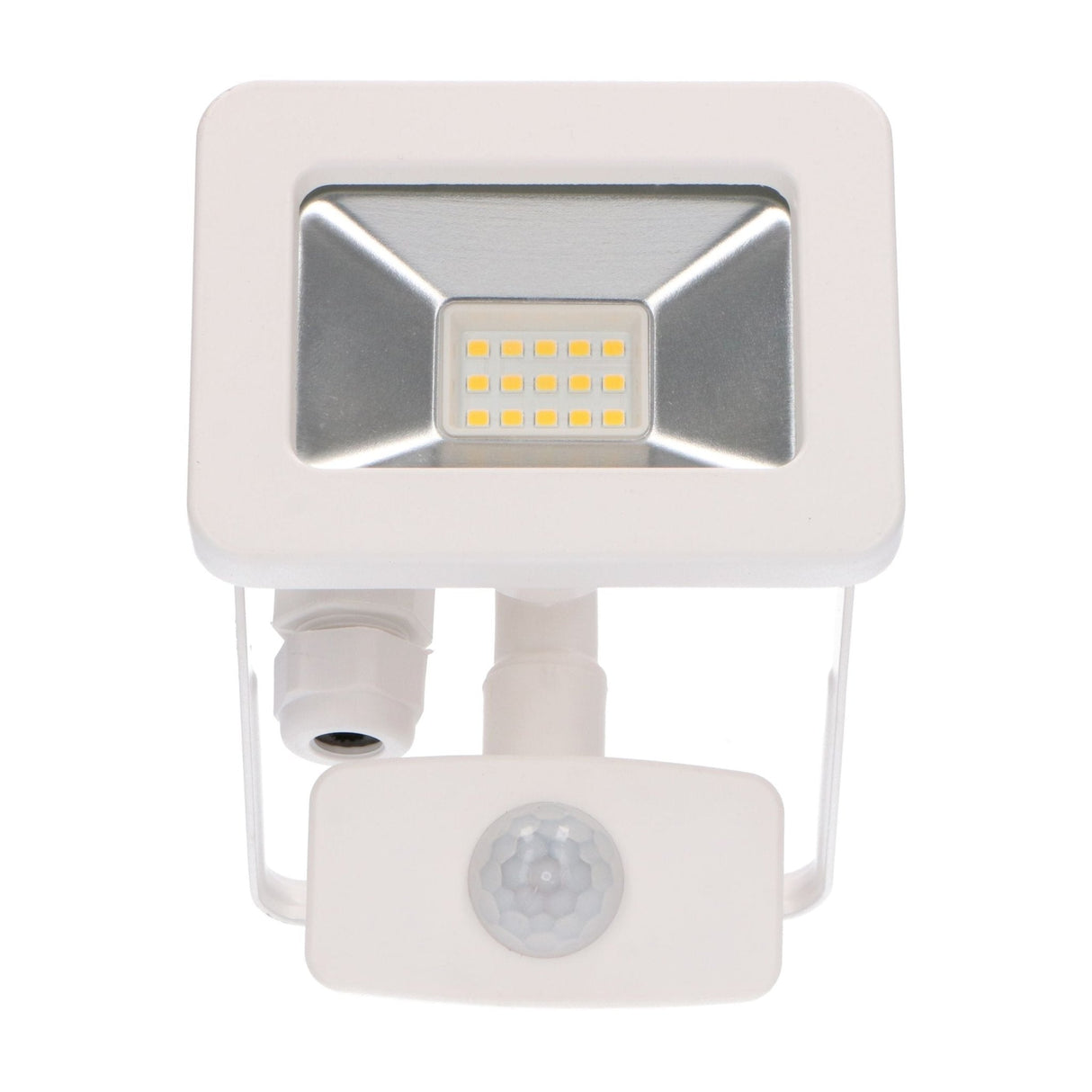 LED-Flutlicht 1100 - Mit Licht- und Bewegungssensor - Innen & Außen - 10W - Weiß