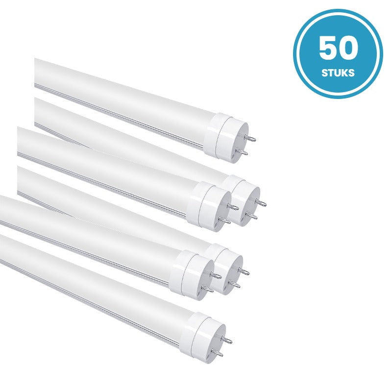 Scatola da 50 tubi LED T8 120cm 18W bianco luce diurna 6000K