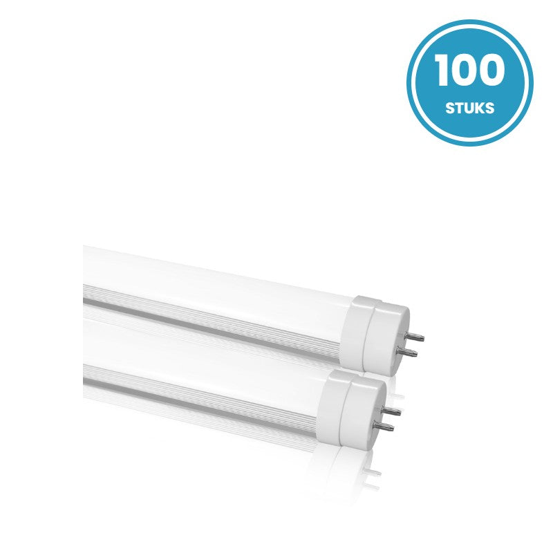 Box of 100 LED tubes T8 60cm 9W cool white 4000K