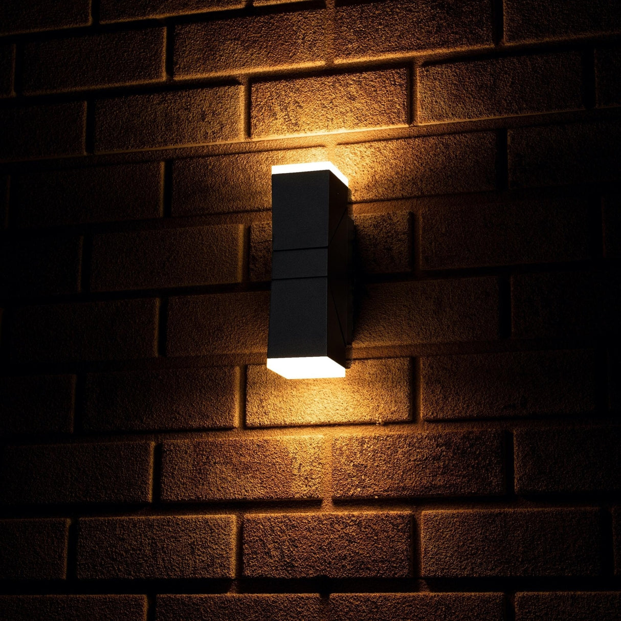 2er Pack LED's Light 2-flammige LED Design Außenleuchte - Modell Terni - Drehbar - Warmweiß - Anthrazit
