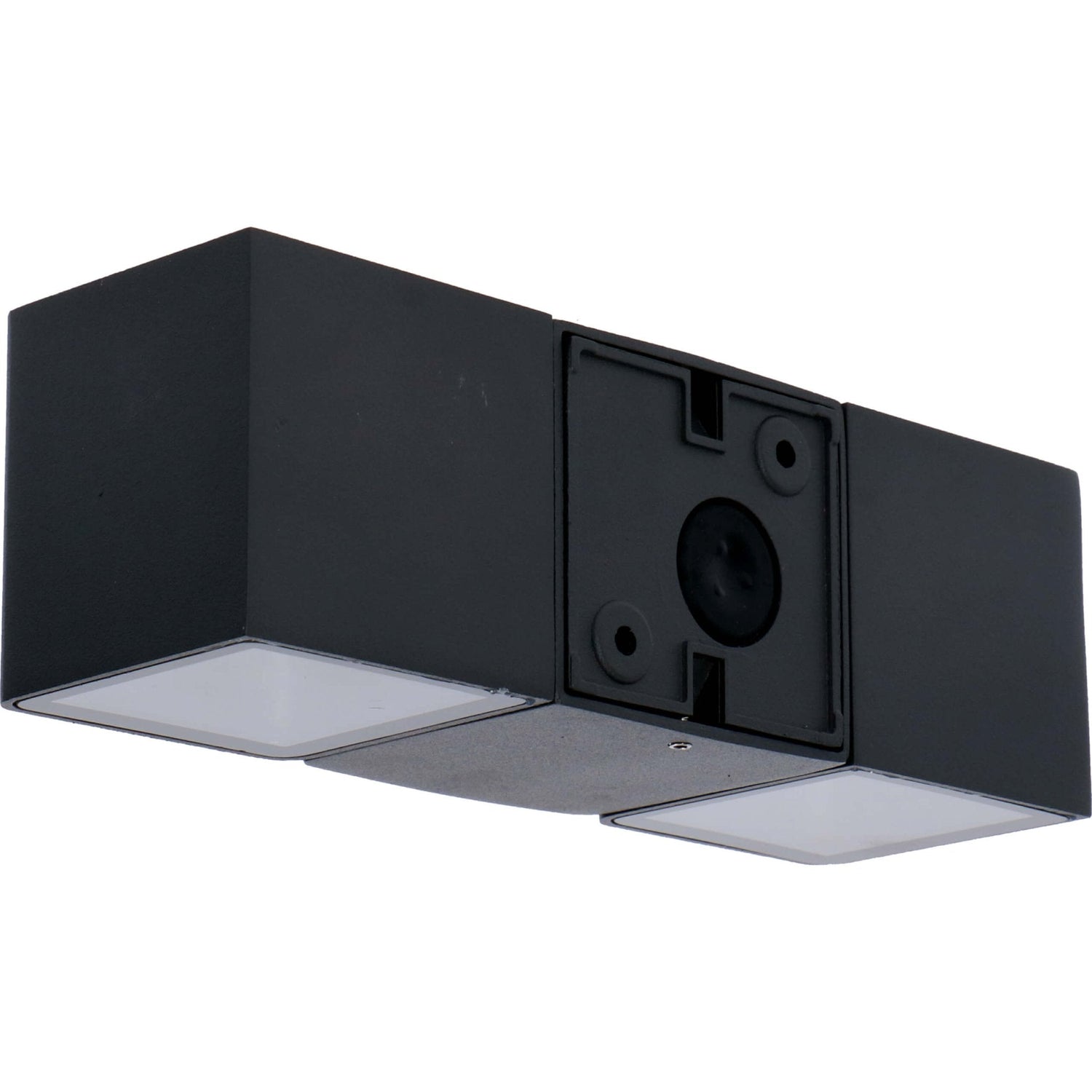 LED's Light 4-flammige Wandleuchte für den Außenbereich - Modell Aversa - Warmweiß - IP54 wasserdicht - Anthrazit