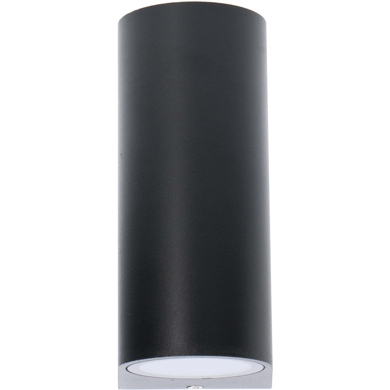 LED's Light LED Wandleuchte für den Außenbereich - Zylinder mit 2 x GU10 Fassung - Modell Sapri - IP44 - Schwarz