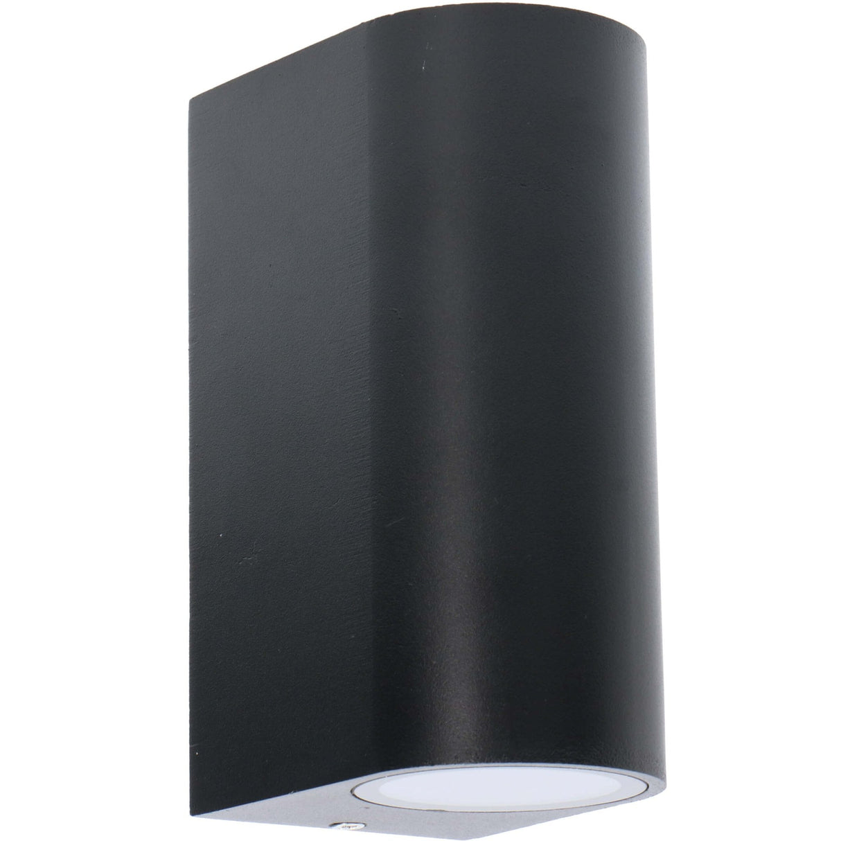 LED's Light LED Wandleuchte für den Außenbereich - Zylinder mit 2 x GU10 Fassung - Modell Sapri - IP44 - Schwarz