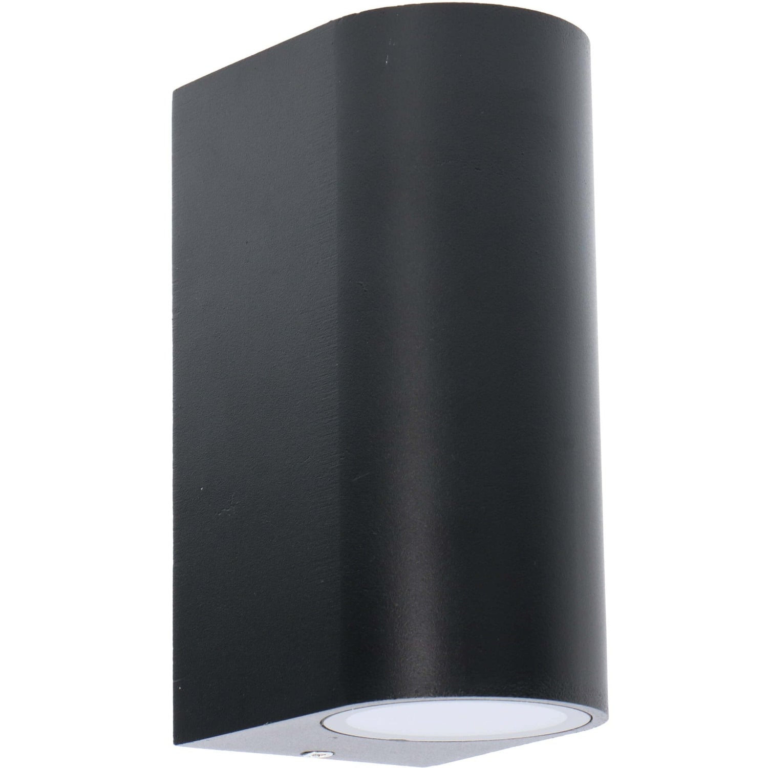 LED's Light LED Wandleuchte für den Außenbereich - Zylinder mit 2 x GU10 Fassung - Modell Sapri - IP44 - Schwarz