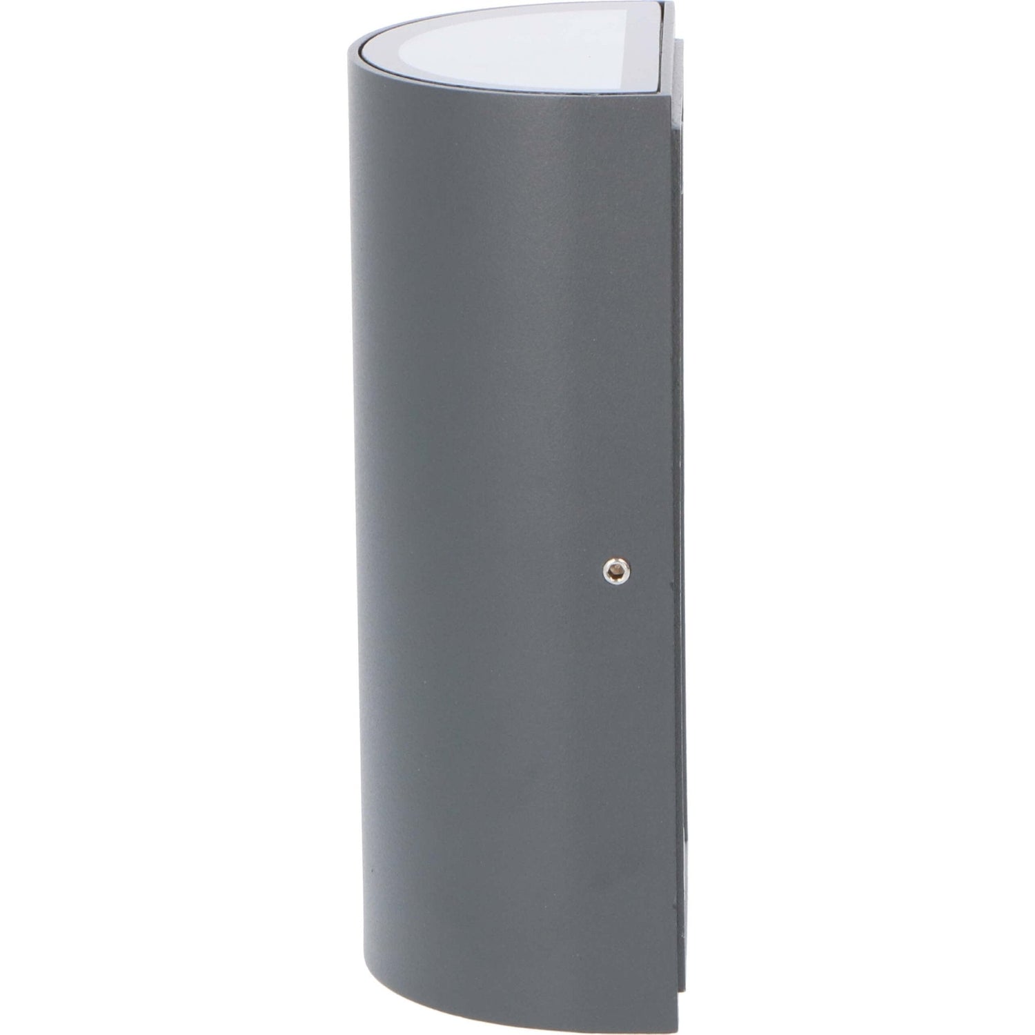 LED's Light LED Wandleuchte Outdoor - Halbzylinder mit 2 Lichtpunkten - Modell Siena - IP44 - Anthrazit