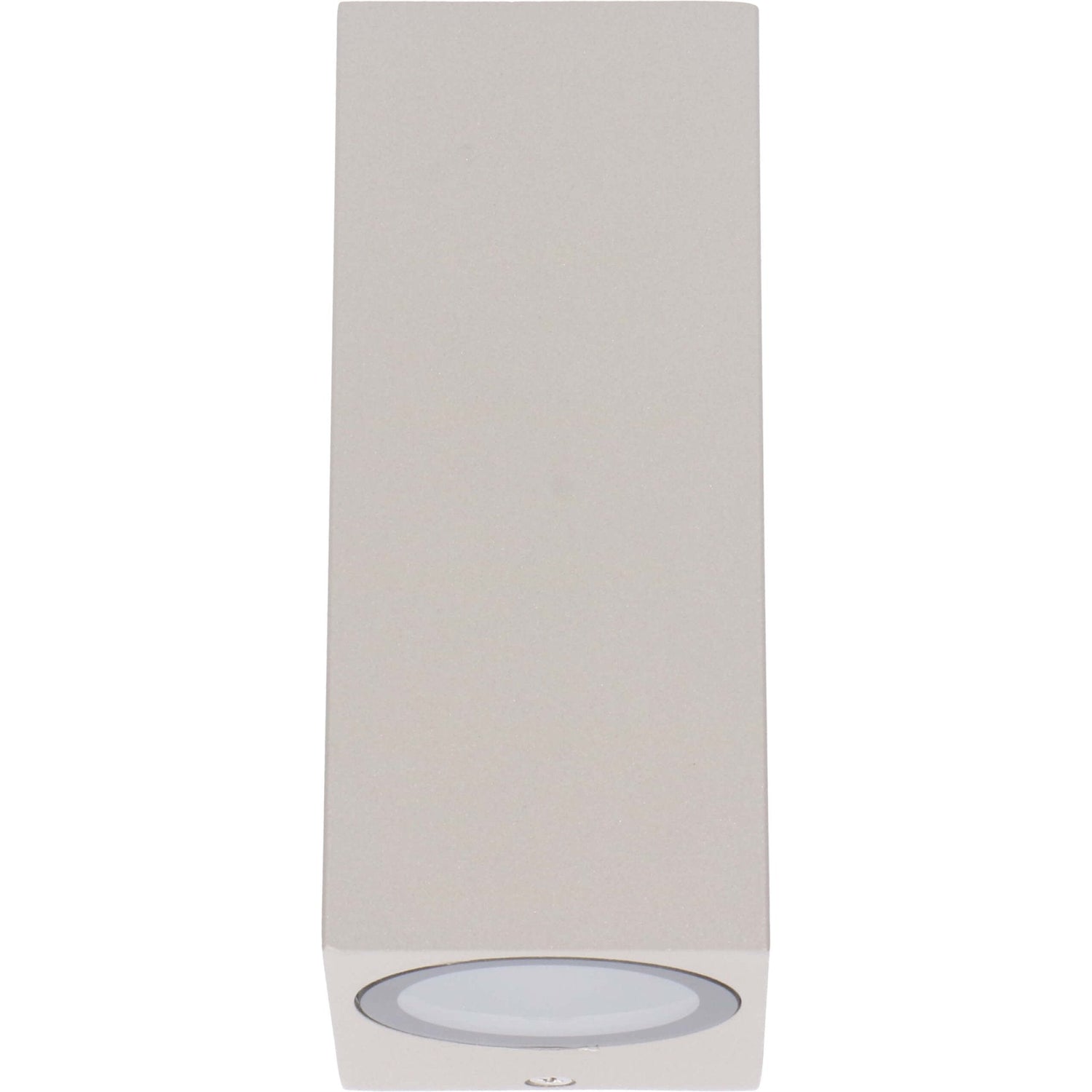 LED's Light LED-Außenleuchte mit GU10-Fassung - Rechteckig - IP44 - Grau - Modell Mailand
