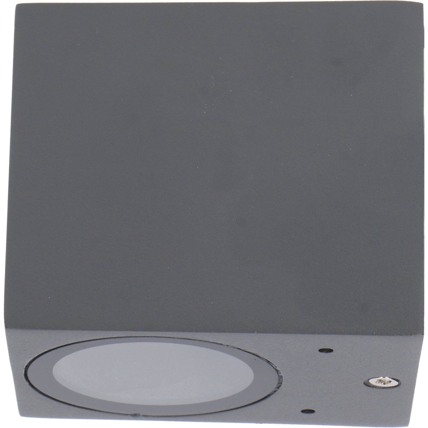 NØRD Down - LED's Light LED Wandleuchte für den Außenbereich mit GU10-Fassung - Quadratisch - IP44 - Anthrazit - Modell Rome