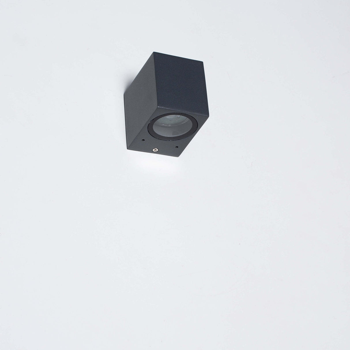 NØRD Down - LED's Light LED Wandleuchte für den Außenbereich mit GU10-Fassung - Quadratisch - IP44 - Anthrazit - Modell Rome
