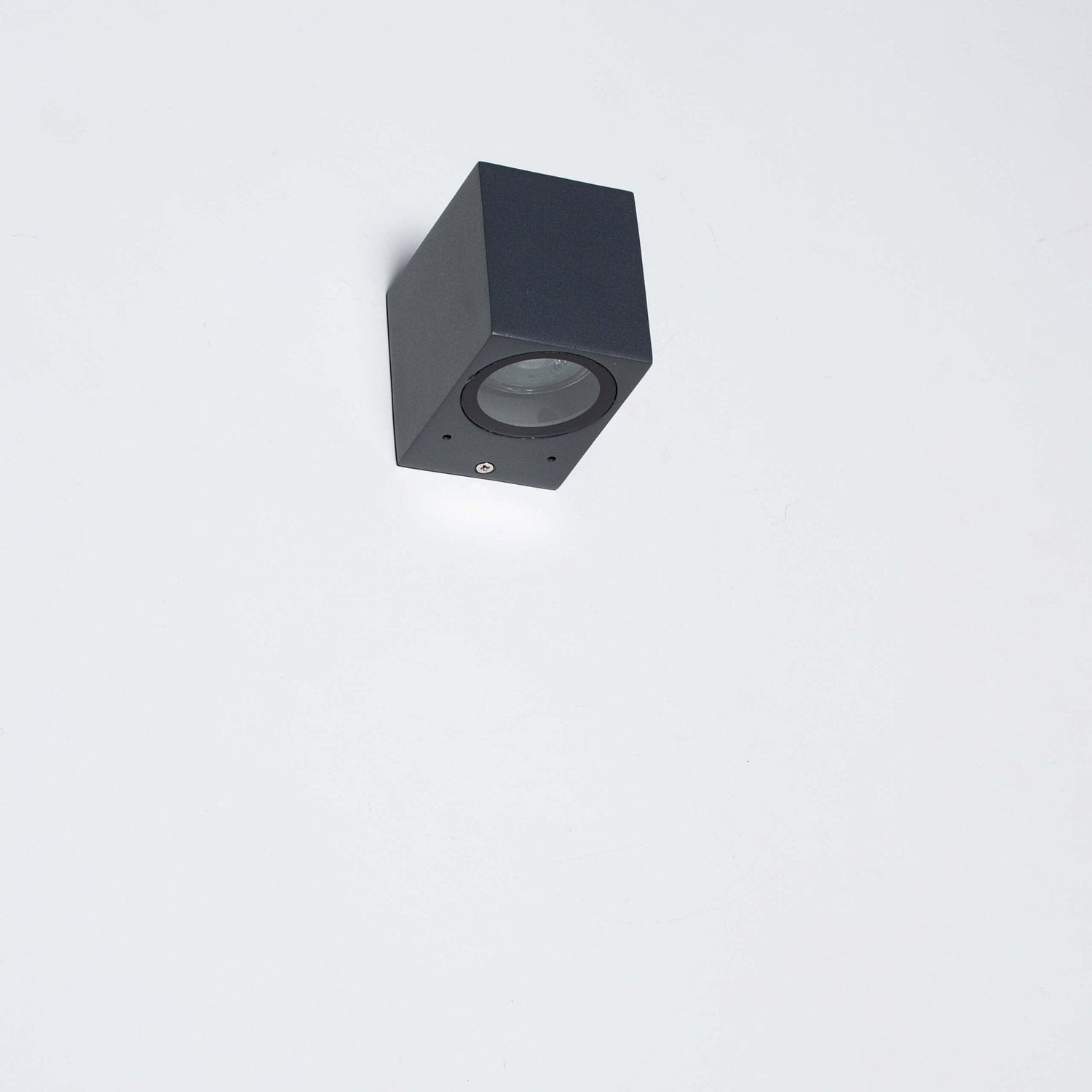 NØRD Down - LED's Light LED Wandleuchte für den Außenbereich mit GU10-Fassung - Quadratisch - IP44 - Anthrazit - Modell Rome