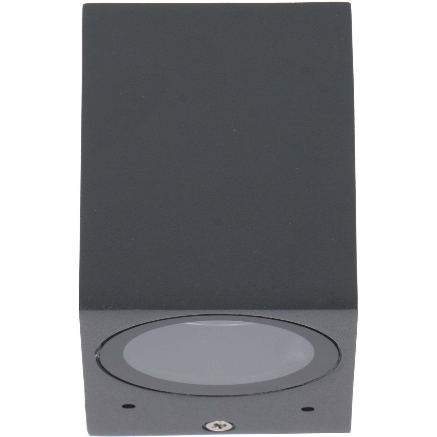 NØRD Down - LED's Light LED Wandleuchte für den Außenbereich mit GU10-Fassung - Quadratisch - IP44 - Anthrazit - Modell Rome