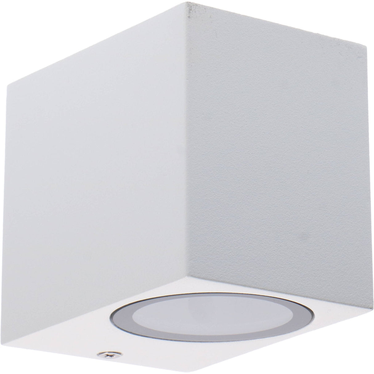 NØRD Down - LED's Light LED Wandleuchte für den Außenbereich mit GU10-Fassung - Quadratisch - IP44 - Weiß - Modell Rome