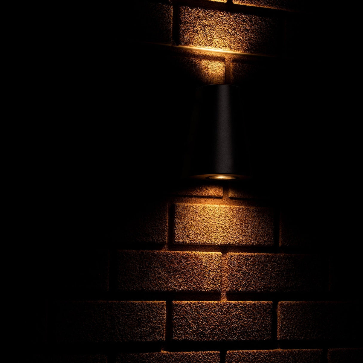 LED's Light LED Wandleuchte für den Außenbereich - Vase mit 2 Lichtpunkten - Modell Como - IP44 - Anthrazit