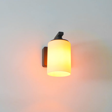 LED's Light LED Wandlamp Milky met E27 fitting - IP44 - Model Noto - Antraciet