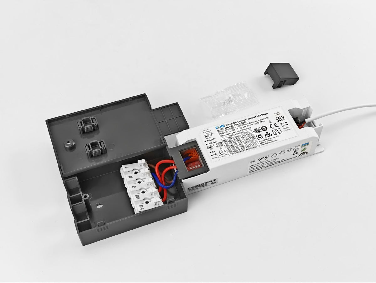 Boke DALI LED-driver met aansluitkast voor LED-paneel