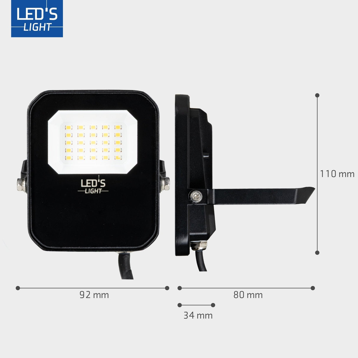 LED's Light Outdoor Strahler 1400 - für den Innen- und Außenbereich - 10W