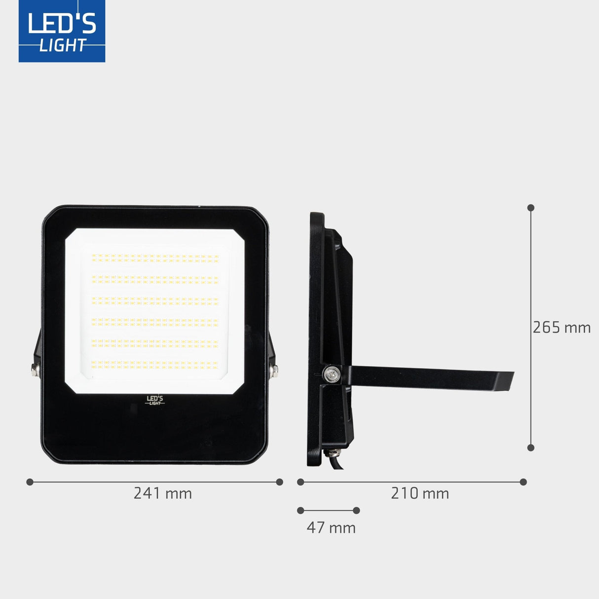 LED's Light Outdoor Strahler 14000 - für den Innen- und Außenbereich - 100W