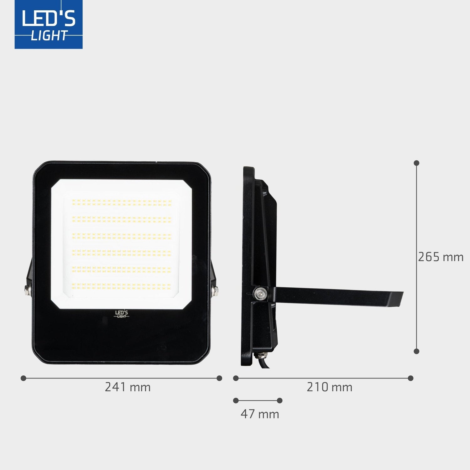 LED's Light Outdoor Strahler 14000 - für den Innen- und Außenbereich - 100W