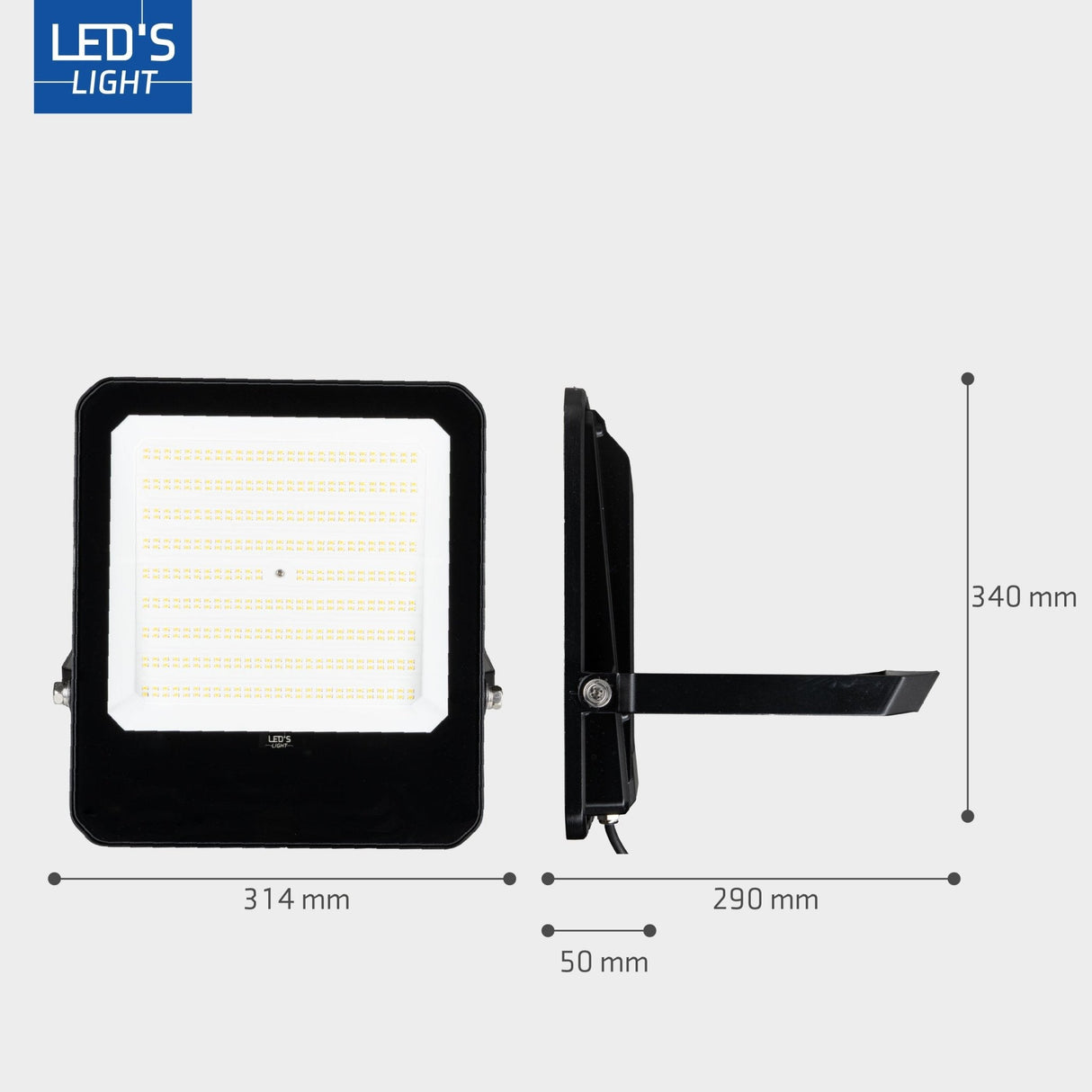 LED's Light Outdoor Strahler 28000 - für den Innen- und Außenbereich - 200W