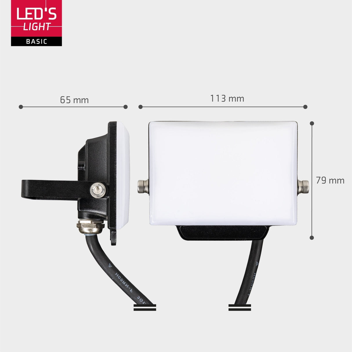 LED-Flutlicht 900 mit Halterung - Universell für den Innen- und Außenbereich - 10W