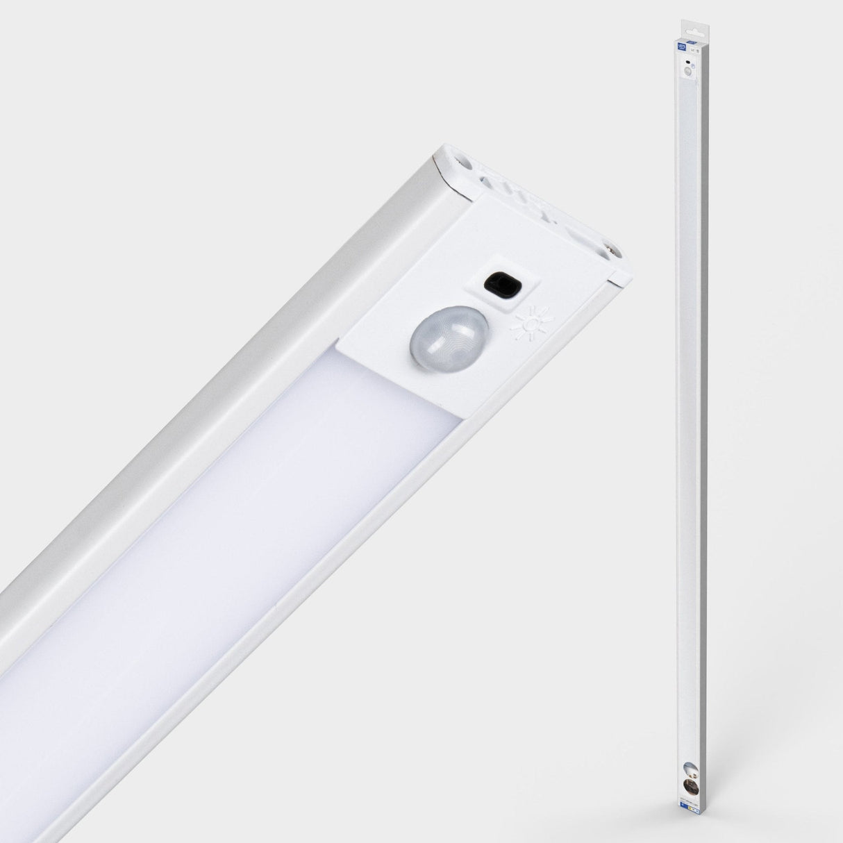 LED's Light Kastverlichting met sensor 80 cm - Oplaadbaar (USB-C) en draadloos - zwaai- en bewegingssensor - wit