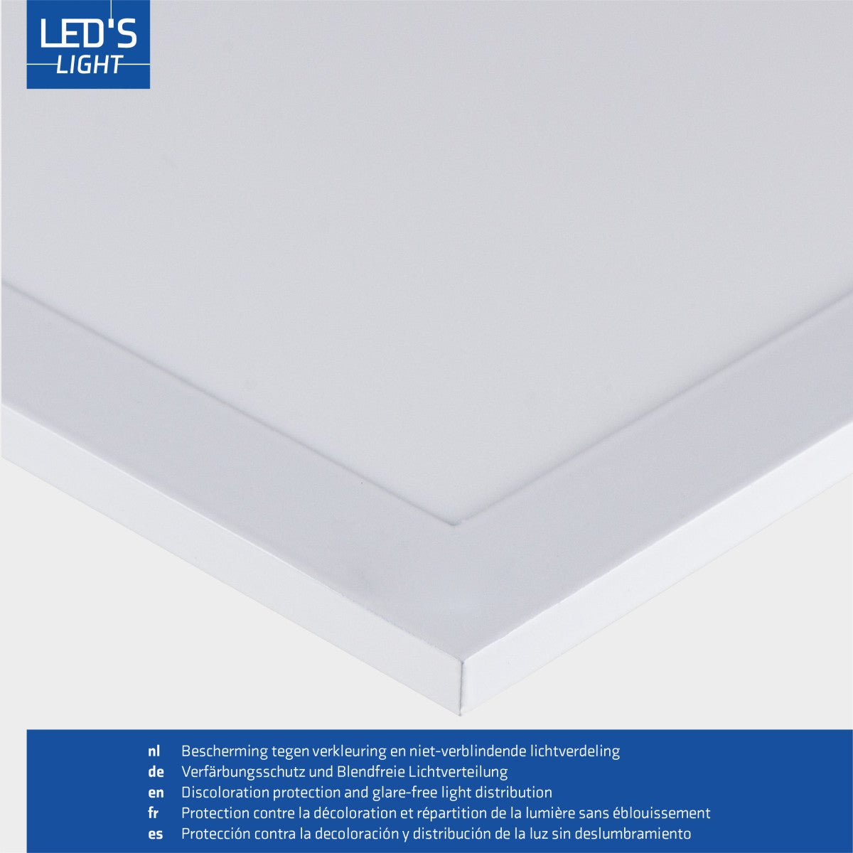LED-Panel 595 x 595 mm – Quadratisch – Kaltweiß (4000 K) – 4000 Lumen – 40 W