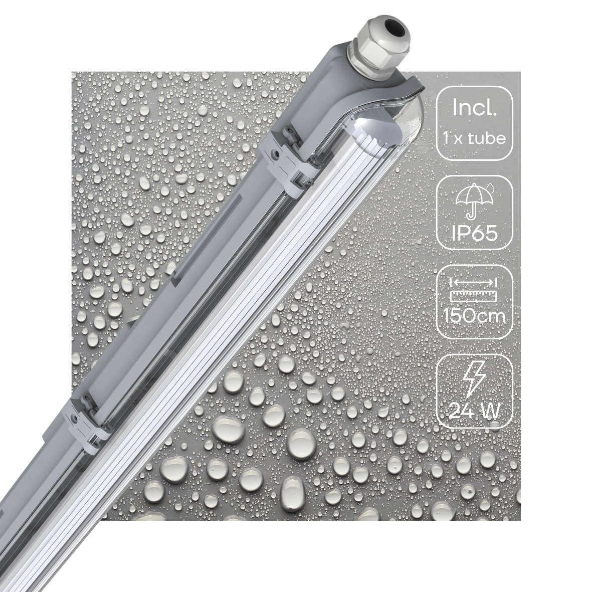 LED's Light Ultra TL Tube 60 cm - 150 lm pro Watt - Neutralweißes Licht (4000K) - 1125 lm