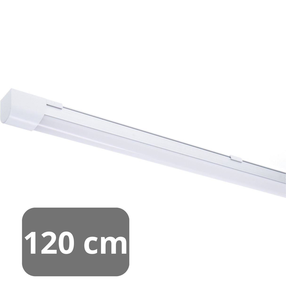 LED-T5-Leiste, kaltweiß, 4000 K, 120 cm, 1900 Lumen, verbindbar, für Schränke und Küchen