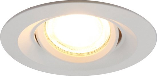 6er PACK - LEDs Light PRO Downlight Einbaustrahler Ø 68mm - Spritzwassergeschützt - Dimmbar - Universal - Weiß