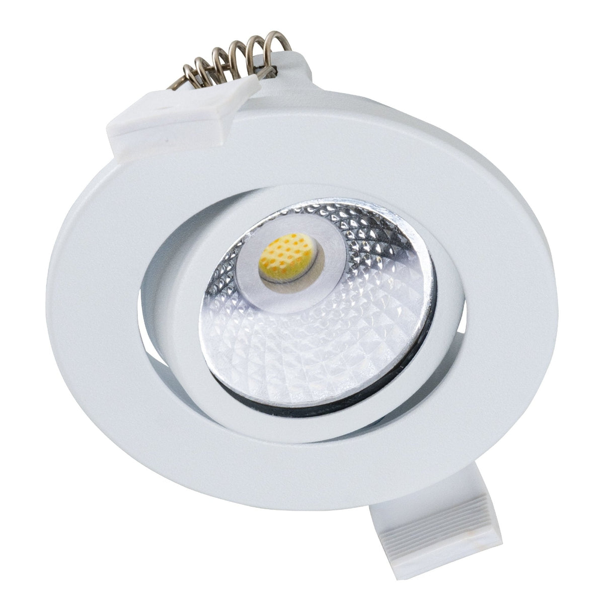 3 PACK - LED's Light PRO Recessed Spotlight 68 mm - Indoor & Outdoor - 3 light colors - Dimmable light - White