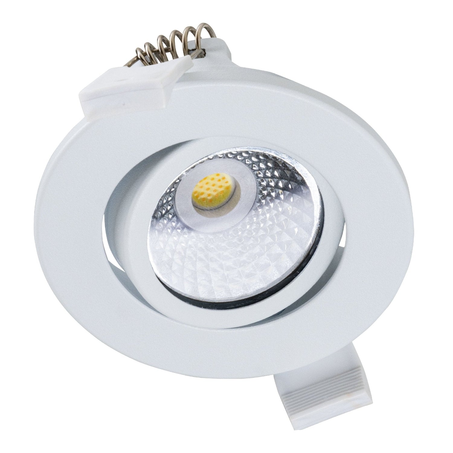 3 PACK - LED's Light PRO Recessed Spotlight 68 mm - Indoor & Outdoor - 3 light colors - Dimmable light - White