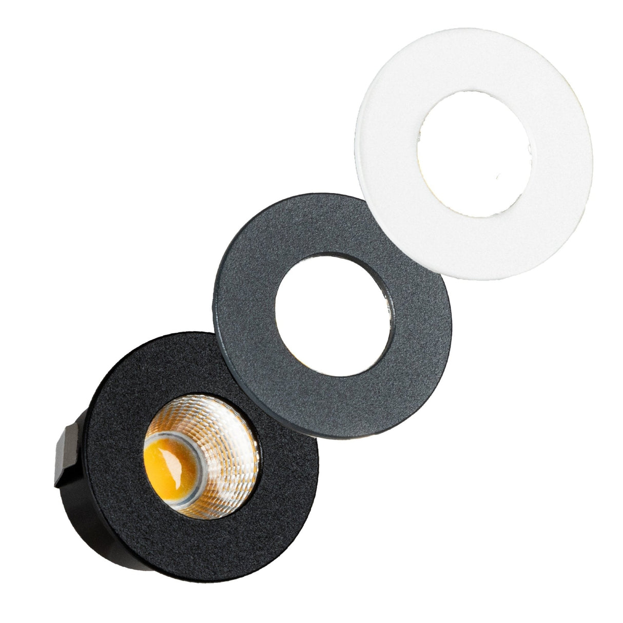 LED's Light PRO mini inbouwspot 3 cm - Voor overkapping, veranda's en inbouwplafonds - Dimbaar - 3 Kleuren plaatjes