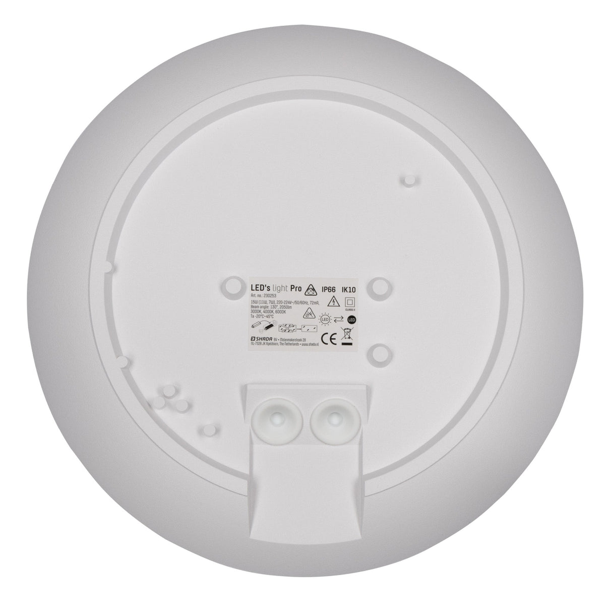 LED's Light Pro Ceiling Lamp 2050 with sensor - Light color and light intensity dimmable - Waterproof - Ø 30 cm