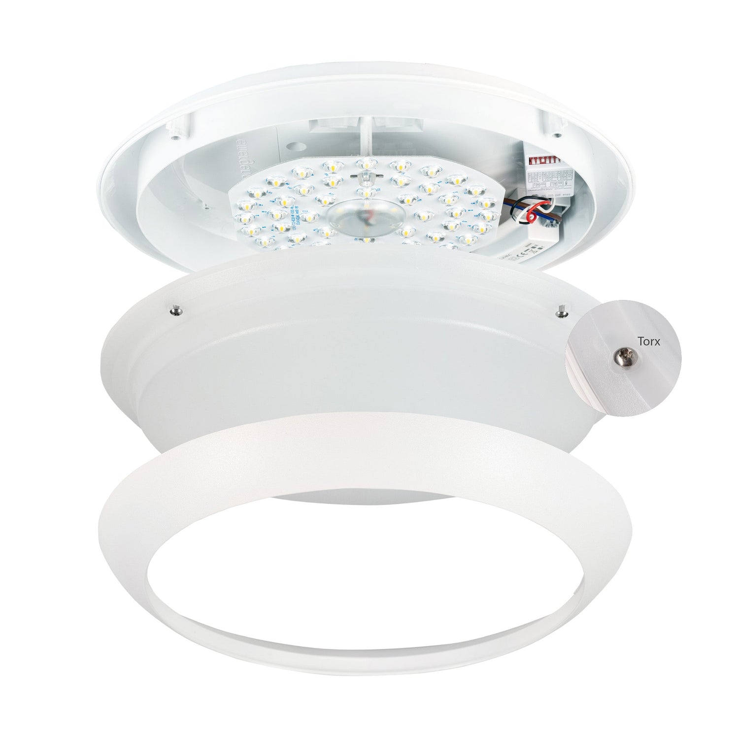 LED's Light Pro Ceiling Lamp 2050 with sensor - Light color and light intensity dimmable - Waterproof - Ø 30 cm