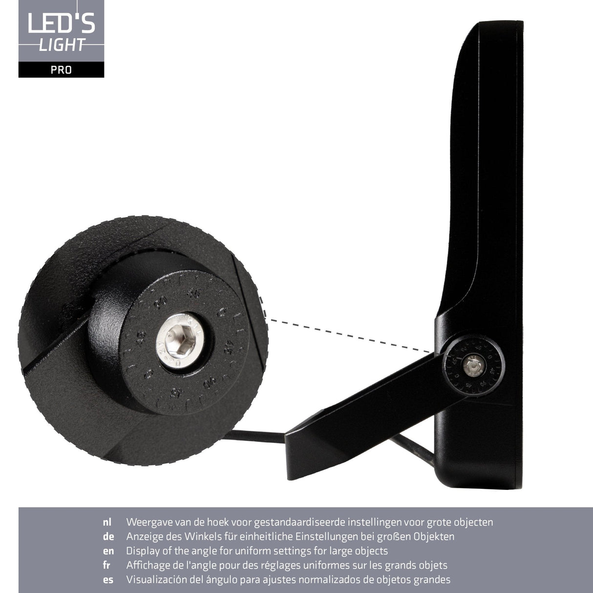 LED's Light Pro Premium Flutlicht 12750 - 6 Lichtmodi - Wasser- und rostbeständig - 100 W