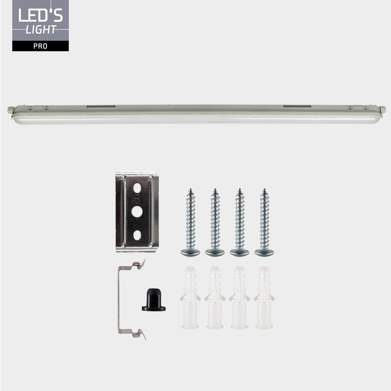2 PACK - LED's Light Pro LED TL armatuur compleet 120 cm - Waterdicht - 4640 lm