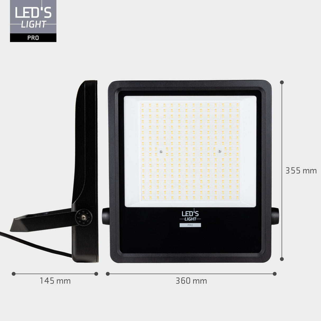 LED's Light Pro Premium Spotlight 25500 – 6 Lichtmodi – Wasser- und rostbeständig – 200 W